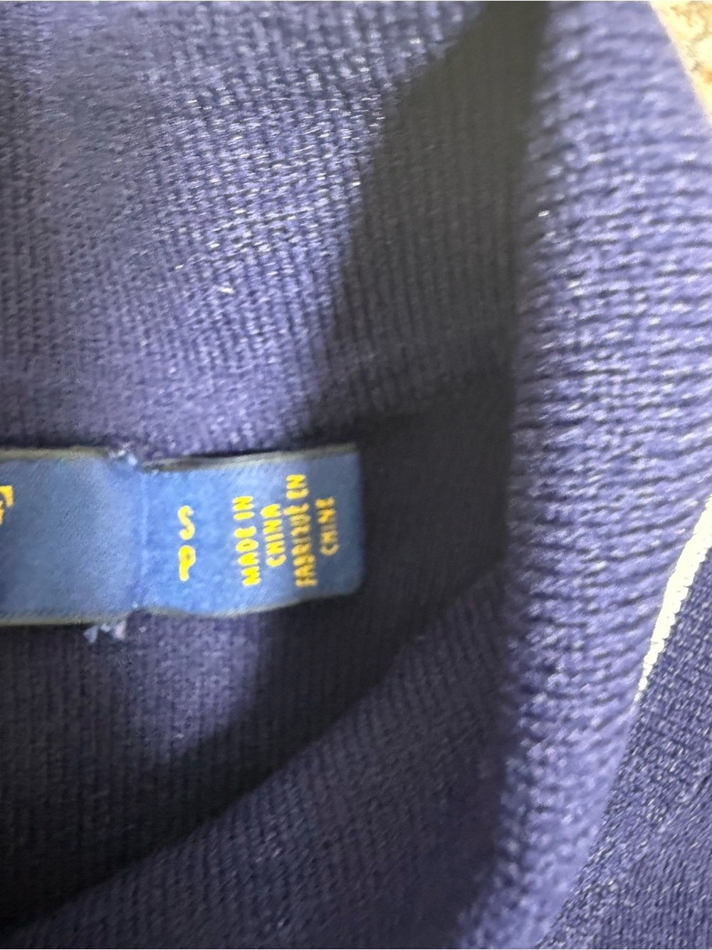 Ralph Lauren Navy Polo Dress with Green and White Stripe - Picture 14 of 16